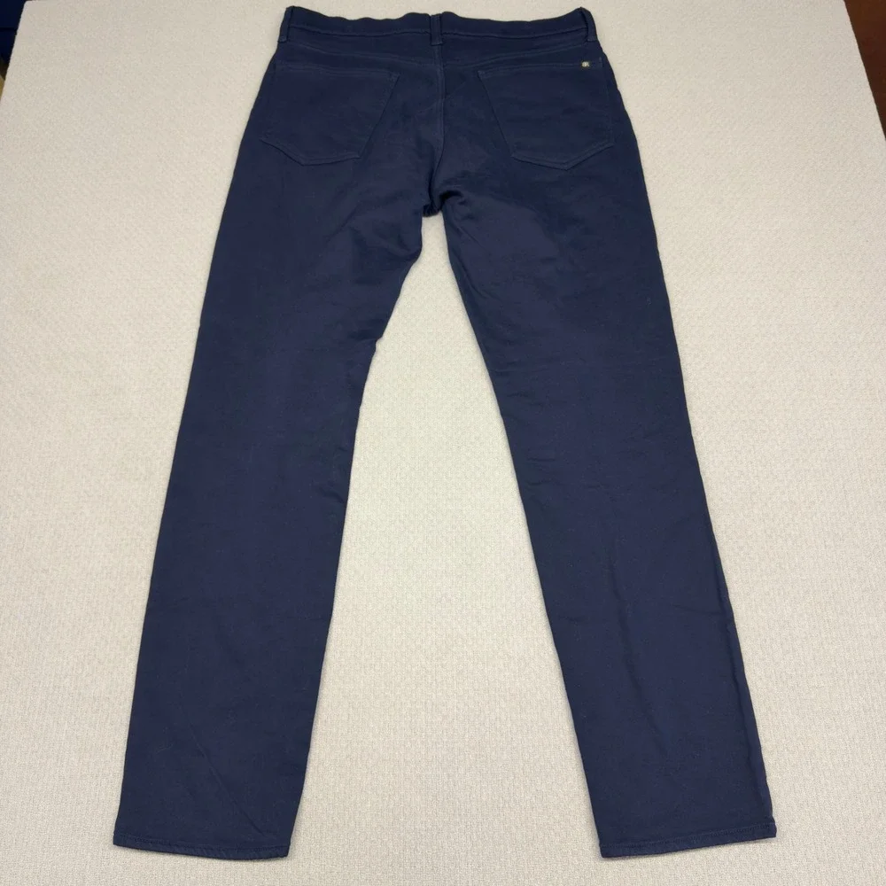 Banana Republic Pants Mens 34x34 Navy Blue Slim Fit Chino Business Casual Twill